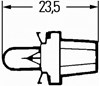 Лампочка 8GA007997031 HELLA