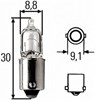 Лампочка накаливания 8GH002473151 HELLA