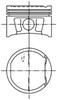 Поршень в сборе 99746600 KOLBENSCHMIDT