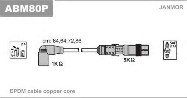 Бронепровода ABM80P JANMOR