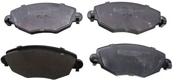 Колодки тормозные дисковые комплект B110202 DENCKERMANN