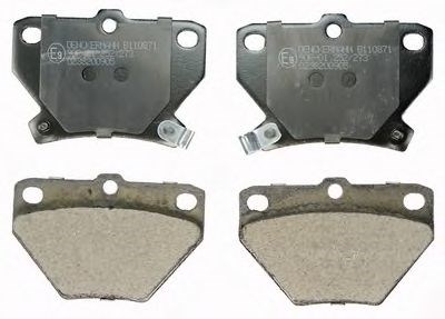 Колодки дисковые  B110871 DENCKERMANN