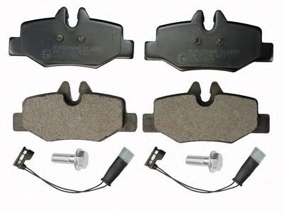 Задние дисковые колодки B110893 DENCKERMANN