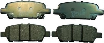 Колодки тормозные задние, дисковые B110998 DENCKERMANN