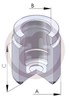Поршень суппорта тормозного, заднего D025125 AUTOFREN