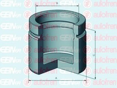 AUTOFREN D025296 Поршень суппорта тормозного переднего в наличии Харьков