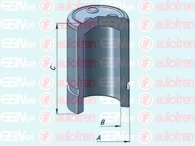 AUTOFREN D025384 Поршень суппорта тормозного заднего в наличии Чернигов