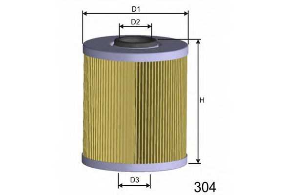 Фильтр топливный F106 MISFAT