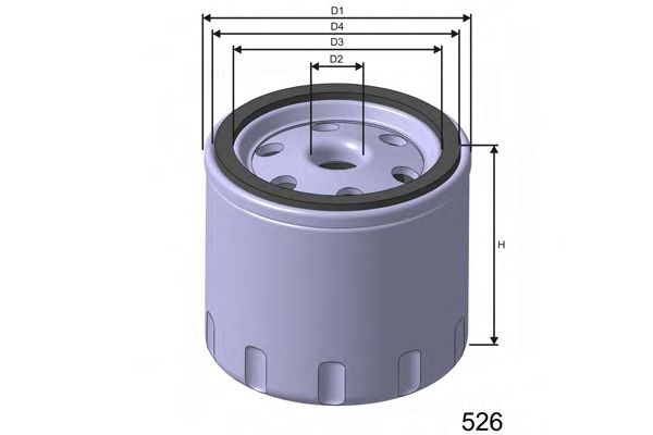 Фильтр топлива M323 MISFAT