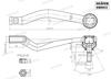 Наконечник рулевой тяги SM0937 SHAFER