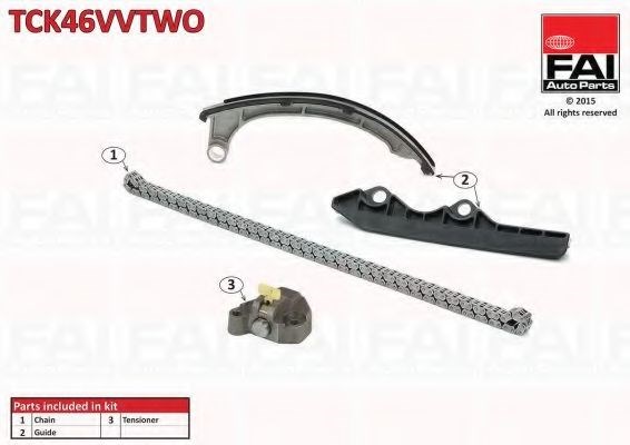 Ремкомплект ГРМ TCK46VVTWO FAI
