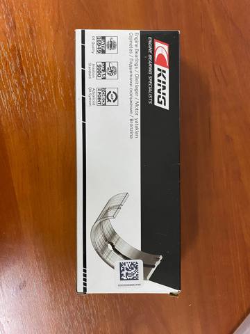 Коренные вкладыши коленвала комплект, 1-й ремонт MB5801SM KING