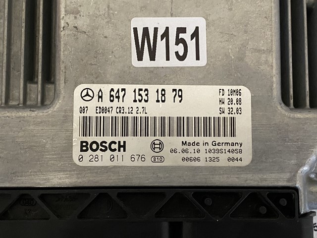 MERCEDES A6471531879 Блок управления двигателем в наличии Ирпень