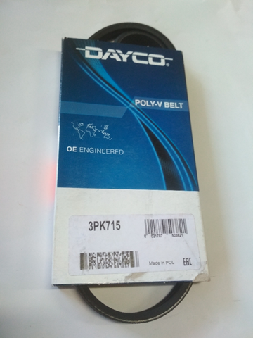 3PK715 DAYCO Ремень генератора купить в Кривой Рог