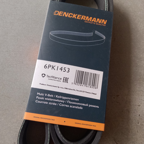 6PK1453 DENCKERMANN Ремень генератора купить в Украина