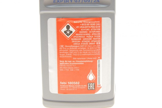FEBI 180582 Жидкость тормозная в наличии Харьков