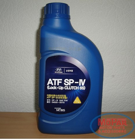 Масло трансмиссионное Hyundai/Kia ATF SP-IV Синтетическое 1 л 0450000115