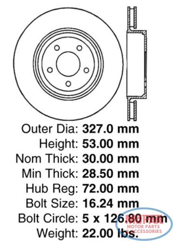 Передний тормозной диск 0986479R48 BOSCH
