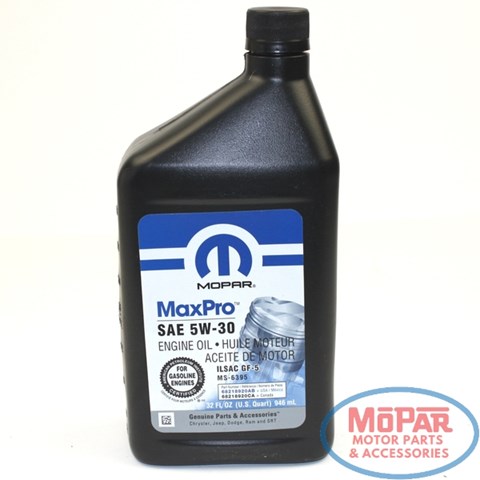 Масло моторное синтетическое 68518205AA CHRYSLER
