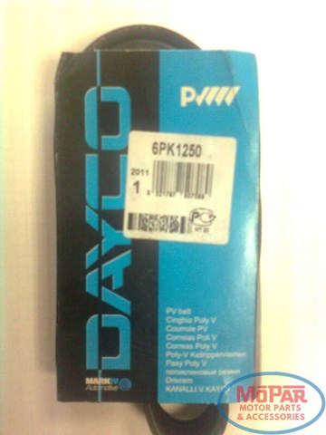 Клиновый ремень 6PK1250 DAYCO