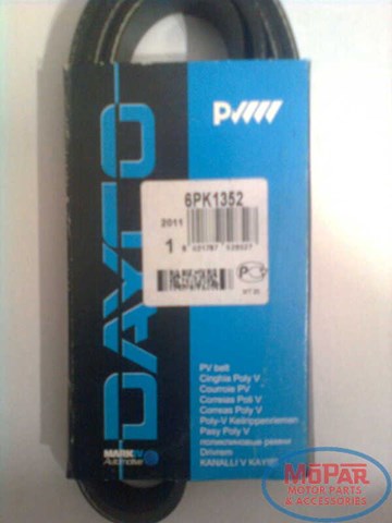 Клиновый ремень 6PK1352 DAYCO