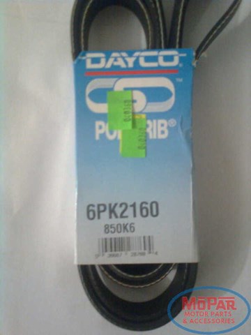Поликлиновый ремень 6PK2160 DAYCO