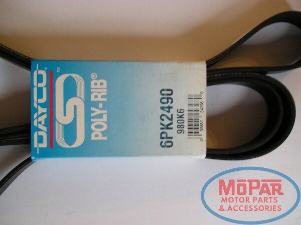 Клиновый ремень 6PK2490 DAYCO