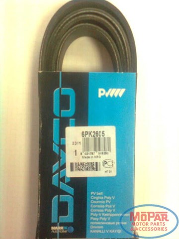 Ремень кондиционера 6PK2605 DAYCO