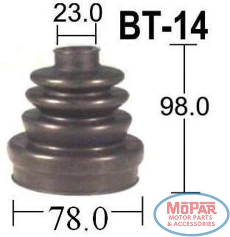 Шарнир угловых скоростей внутренний передний BT14KIT INTERPARTS