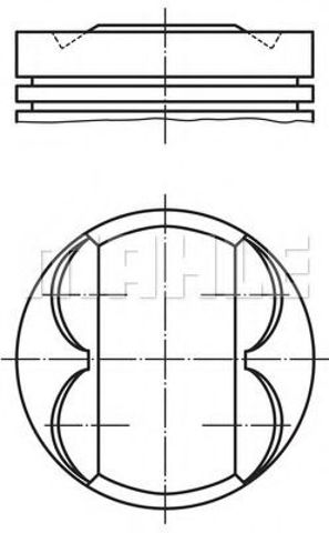 Поршня, 2-й ремонт 011PI00105002 MAHLE