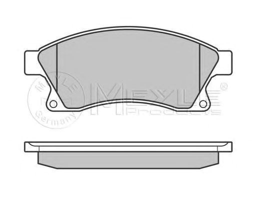 Колодки 0252503118PD MEYLE