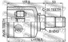 Шарнир угловых скоростей передний левый 0411CW6LH FEBEST