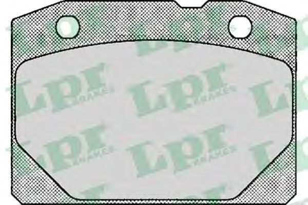 Колодка торм. диск. lada 1200-1600 -84, 2101-2107 передн. (пр-во lpr) 05P127