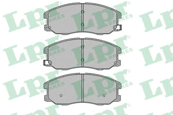 Передние тормозные колодки 05P1322 LPR