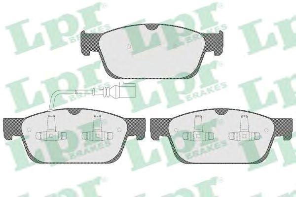 Передние тормозные колодки 05P1551 LPR