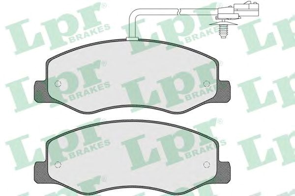 Задние дисковые колодки 05P1570 LPR