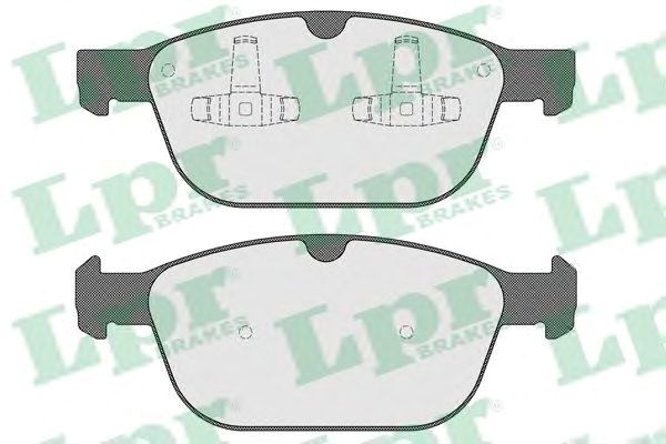 Колодки тормозные дисковые комплект 05P1597 LPR