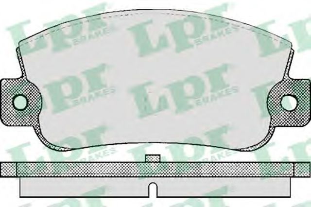 Комплект гальмівних колодок з 4 шт. дисків 05P410
