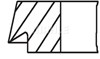 Кольца поршневые STD на 1 цилиндр 08316N0 MAHLE