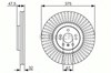 Передний тормозной диск 0986479A26 BOSCH