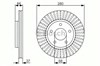 Передний тормозной диск 0986479A28 BOSCH