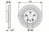 Тормоз дисковый передний 0986479A33 BOSCH