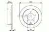 Задний тормозной диск 0986479A41 BOSCH