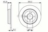 Дисковый тормоз 0986479A44 BOSCH