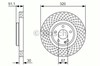 Ротор тормозной 0986479A59 BOSCH