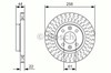 Диск тормозной передний 0986479A86 BOSCH