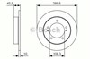 Передний тормозной диск 0986479B09 BOSCH