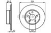 Дисковый тормоз 0986479B31 BOSCH