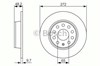 Задний дисковый тормоз 0986479C20 BOSCH