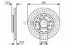 Тормозные диски 0986479C89 BOSCH